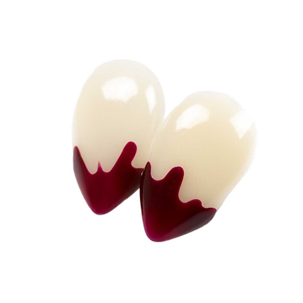 Scarecrow - Small Blood Tipped Deluxe Vampiertanden - Wit